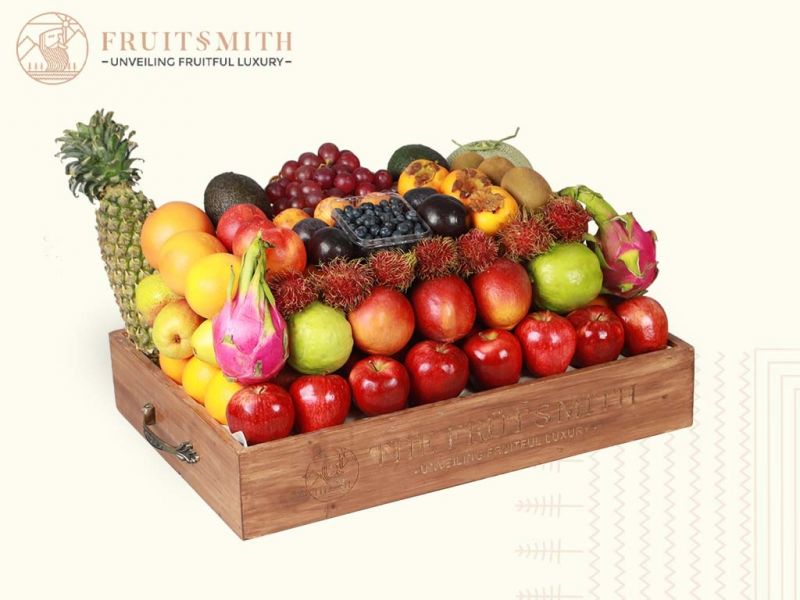 Order Online Indulgence Delight Fruit Gift Tray at Best Price