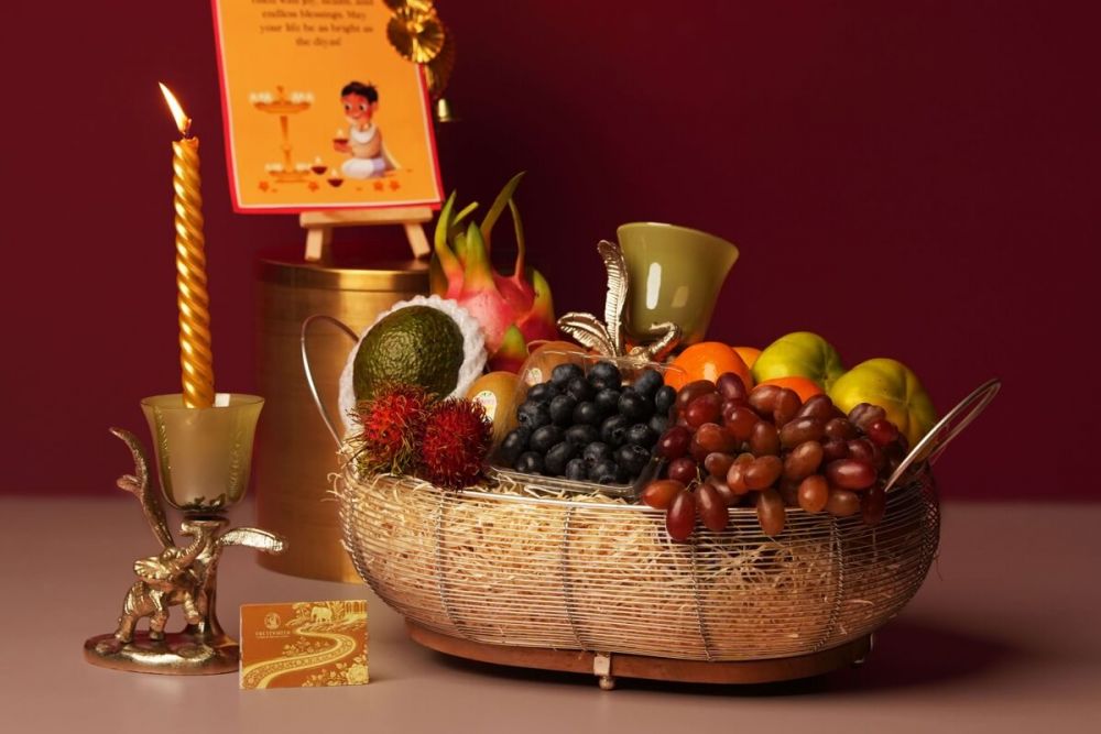 Diwali luxe metal hamper