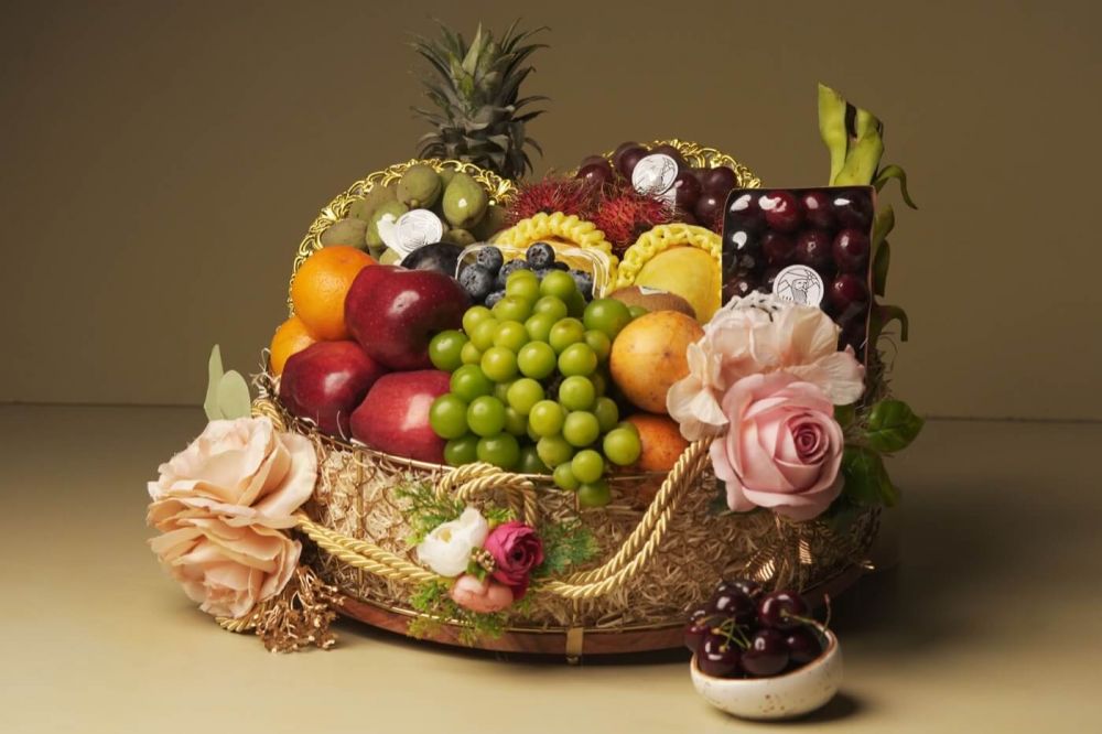 Round Metal Basket
