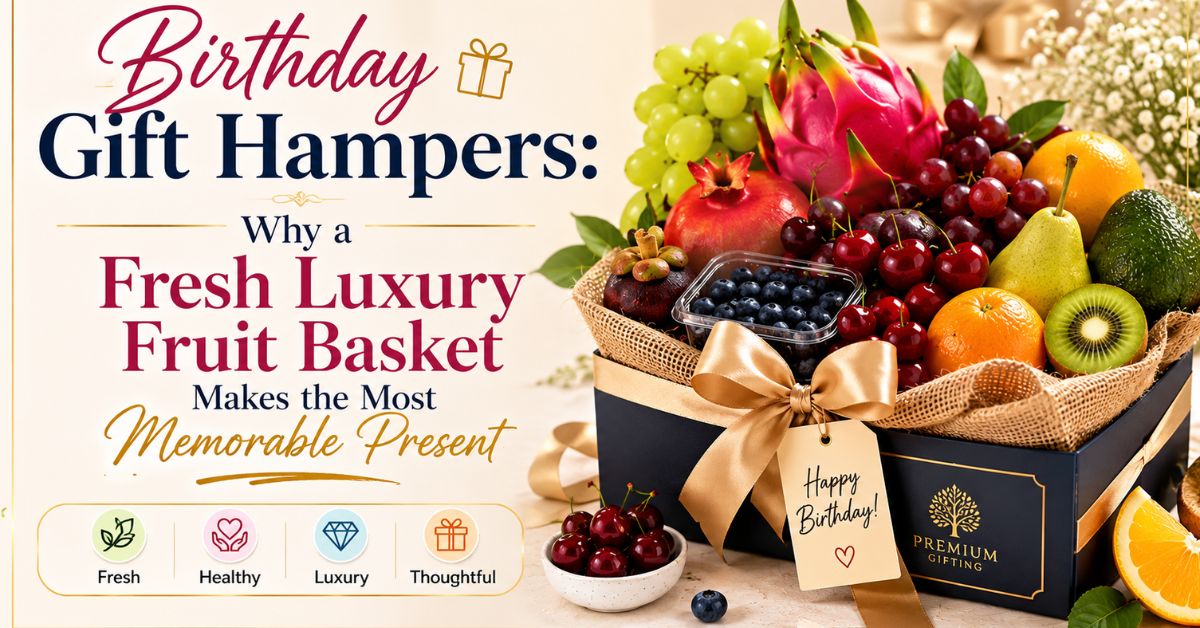 Birthday Gift Hampers: Why a Fresh Luxury Fruit Basket Makes the Most Memorable Present
