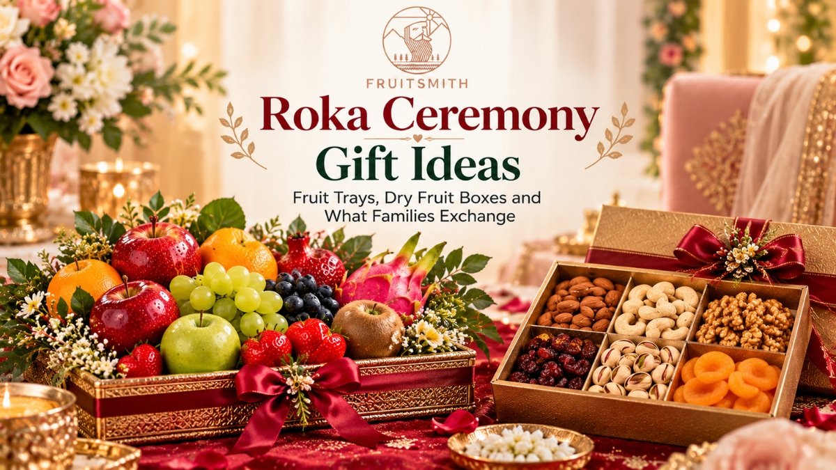 Roka Ceremony Gift Ideas: Fruit Trays, Dry Fruit Boxes and What Families Exchange