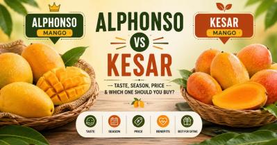 Alphonso Mango vs Kesar Mango: Taste, Season, Price, & Which One Should You Buy?