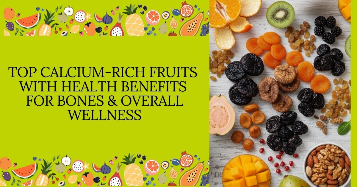 Top 15 Calcium Rich Fruits with Health Benefits for Bones & Overall Wellness